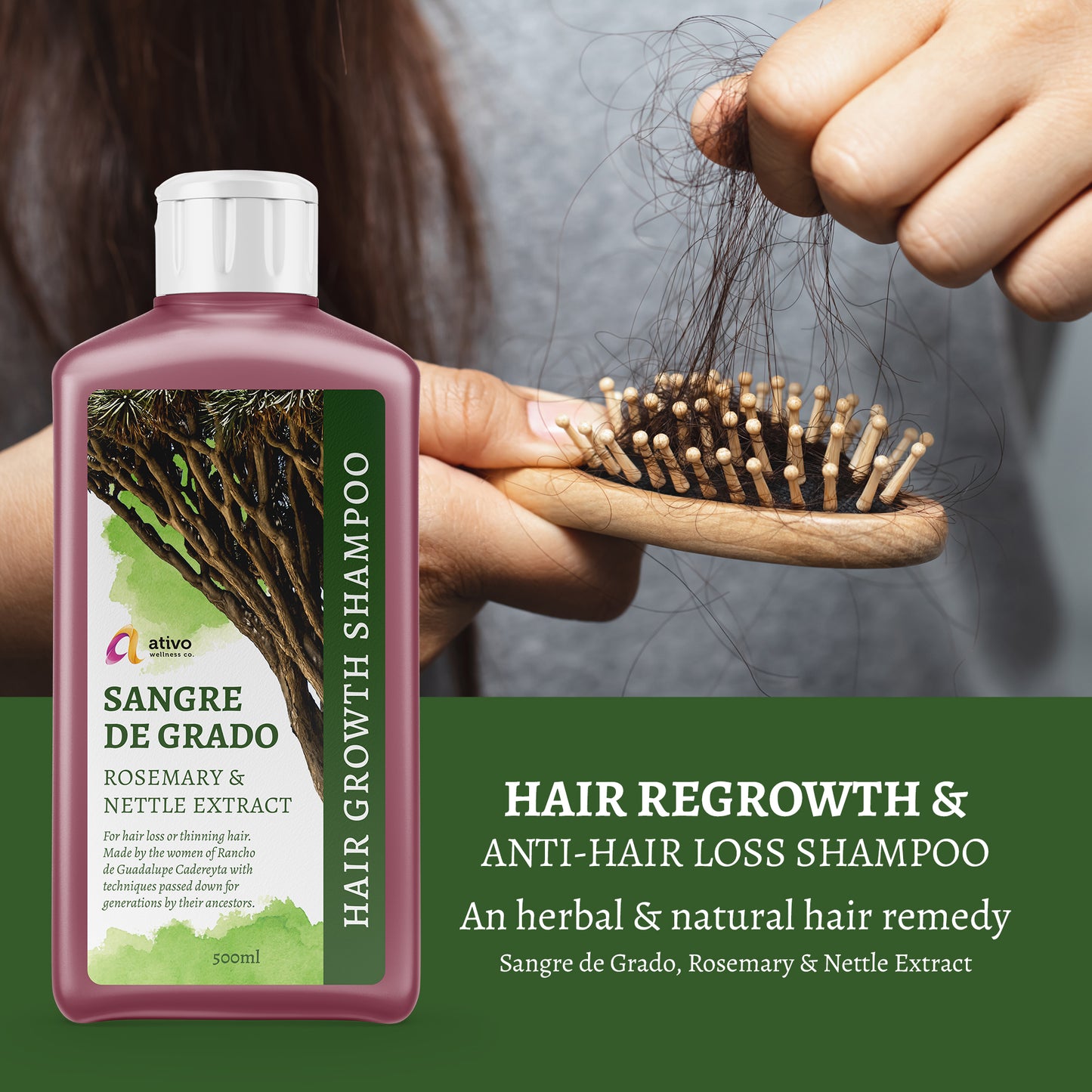 Ativo Sangre De grado Shampoo