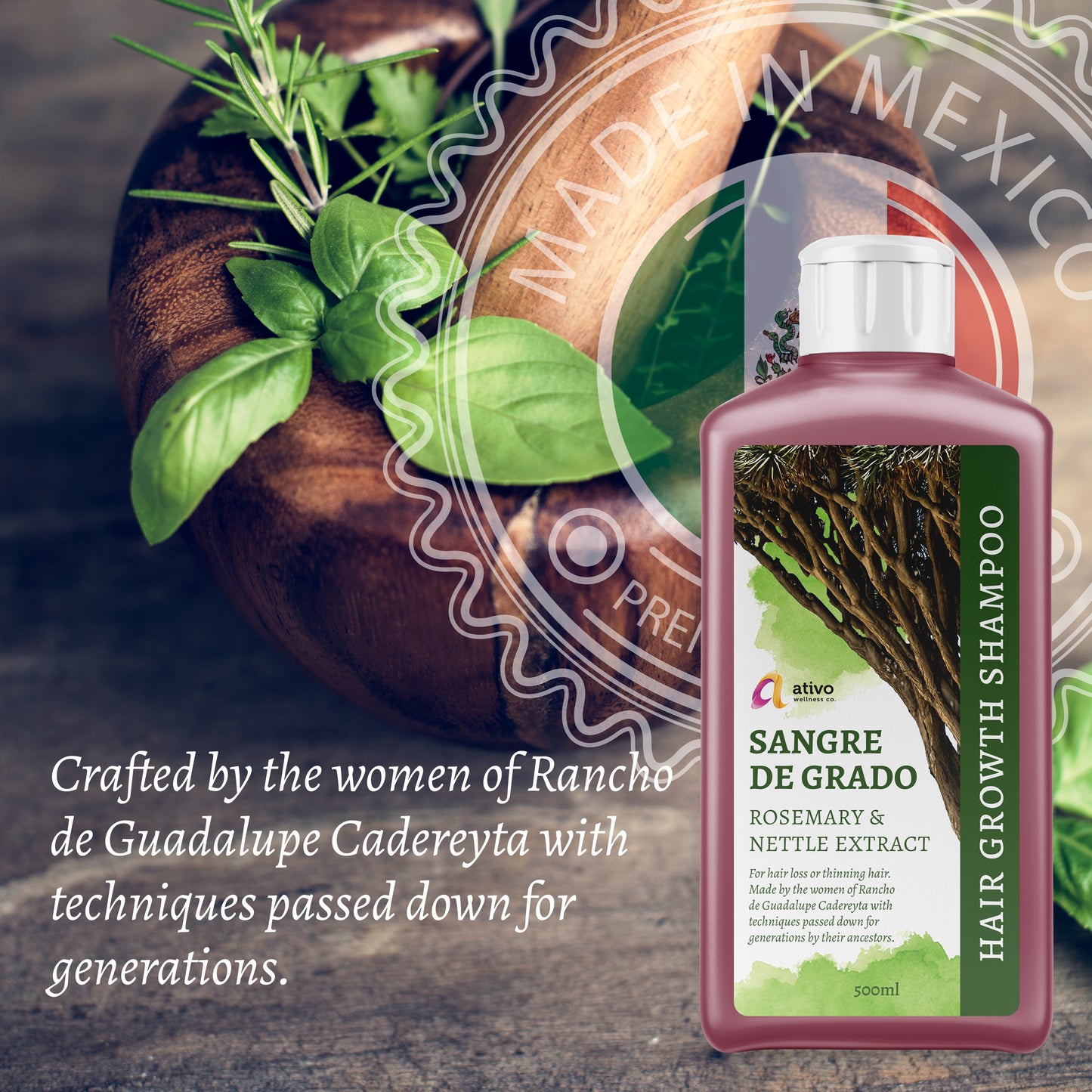 Ativo Sangre De grado Shampoo